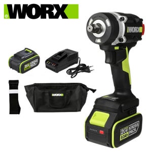 웍스 WU270.2 충전 임팩 렌치 풀세트 20V X 5.0AH 미드토크 임팩트 렌치