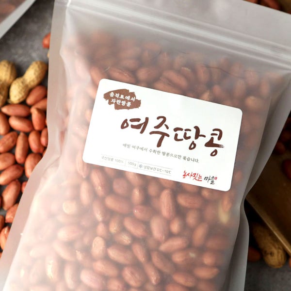 여주땅콩 햇땅콩 고소한 국산 볶은 볶음 땅콩 생땅콩 300g 450g