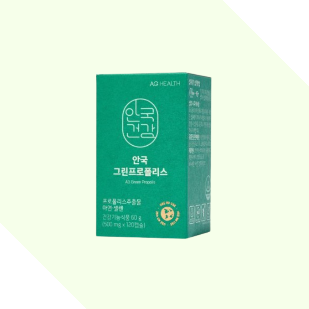 안국건강 <b>인생</b>뷰티 그린프로폴리스 500mg x 120캡슐 3개