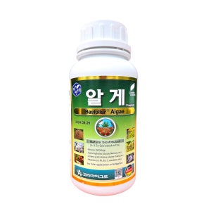 코리아아그로 알게 500ml 해조추출물 냉해 예방 서리 피해 감소 고추 수박 토마토