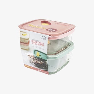 락앤락 햇쌀밥용기 410ml 2종 냉동밥보관 햇반용기 오븐글라스