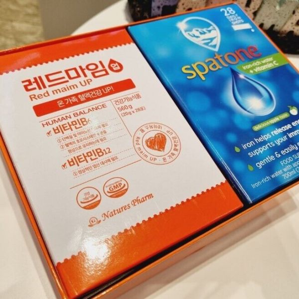 red maim up 레드 <b>마임</b> 업 + 아이언 워터 세트 비타민 여성용 인체 균형 좋아