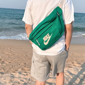 나이키 테크 힙색 힙팩 메신저백 (그린/블랙)