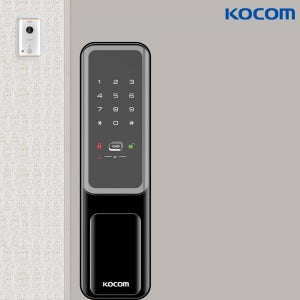 코콤 무타공 푸시풀 디지털 도어락 번호키 비디오폰 연동 가능 KDL-U8800S
