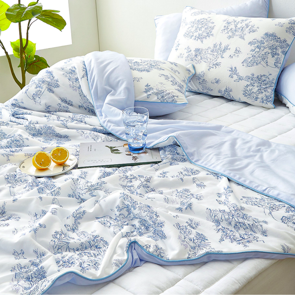 시원하고 부드러운 아이스냉감 쿨링 여름이불 침구SS