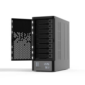 738U3-RAID USB C타입 8베이 2.5형 3.5형 SSD 하드 스토리지 케이스