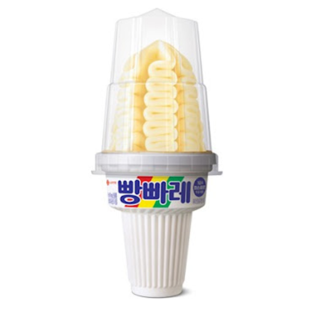 롯데 콘아이스크림 빵빠레 바닐라