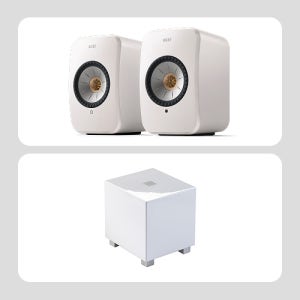 KEF 케프 LSX II + 렐 Tzero 서브우퍼 스트리밍 스피커 패키지 (1조)