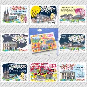 대구 기념품 마그넷 마그네틱 자석 국내 여행 굿즈 제작 청라언덕 계산성당 이상화 서상돈