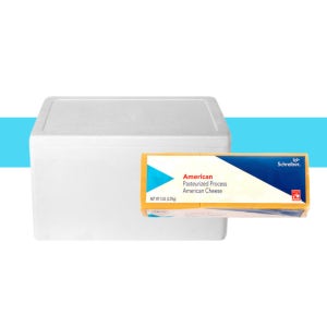 슈라이버 아메리칸 슬라이스 치즈 120p 2.27kg, 4개 1박스 슈레이버 업소용 대용량