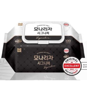 모나리자 시그니처 물티슈 100매 캡형