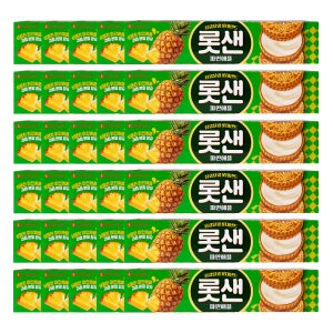롯데웰푸드 롯데샌드 롯샌 파인애플 105g x 30개