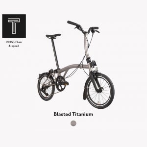 2025 브롬톤 T라인 4단 with 머드가드 - 미드핸들바 / M4L-X / 블라스트 티타늄