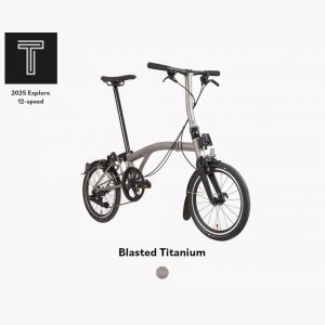 2025 브롬톤 T라인 12단 with 머드가드 - 로우핸들바 / S12L-X / 블라스트