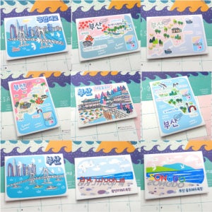 부산 굿즈 기념품 해동용궁사 광안리 해운대 감천마을 마그넷 마그네틱 제작