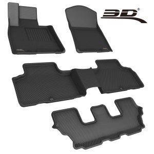 3D 카구 TPE 카매트 제네시스 GV80 JX1 6인승, 1열+2열+3열