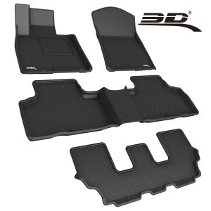 3D 카구 TPE 카매트 제네시스 GV80 JX1 7인승, 1열+2열+3열