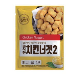 참프레 바삭한 치킨너겟2 1kg x 5팩 대용량