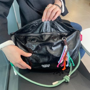 반달 여행용 크로스백 보부상 가벼운 도난방지 유럽여행가방 슬링백 크로와상 나일론 미니