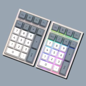 콕스 CKP01 VIA 커스텀 RGB LED 체리식 휴대용 유선 키패드 넘버패드