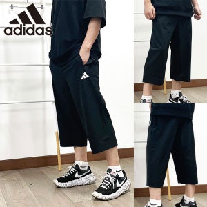 아디다스 에센셜 우븐 7부 트레이닝 남자 헬스 반바지 숏팬츠 JG1245