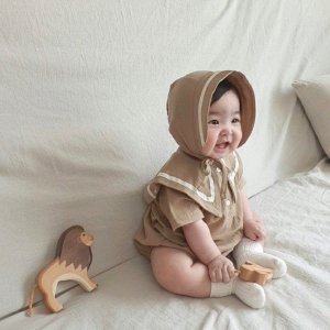 아기 카라 바디슈트 4개월 8개월 10개월 여자아기옷 여름 외출복 세라 바디슈트세트