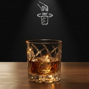 위스키잔 온더락 회전 글라스 언더락 양주잔 칵테일
