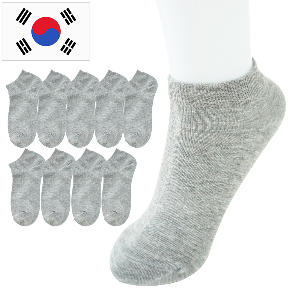여성 프리미엄 무지커즈 발목양말 10켤레