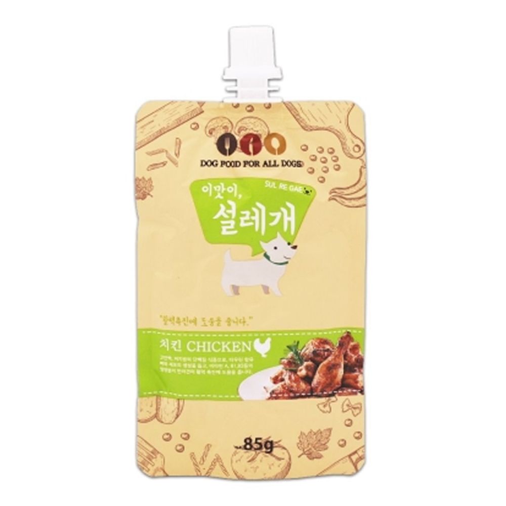 강아지 치킨 활력촉진 85g 1P 애견 기능성 영양 간식