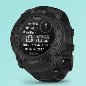 가민 인스팅트3 택티컬 아웃도어 GPS스마트워치 솔라 블랙, 50mm