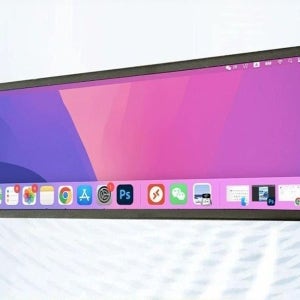 와이드 스크린 소형모니터 보조 휴대용 터치 모니터 가로형 6.9인치 블랙