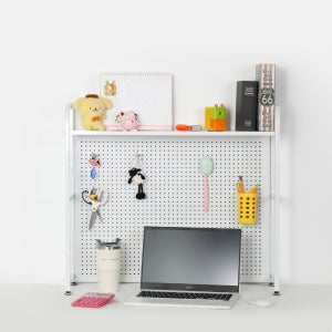 책상선반 스틸 책꽂이 책상위선반 정리 수납 1150x200x683mm, 1단, TG-1S115화이트