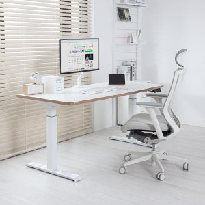 핏쳐 고강도 듀얼 스퀘어 프레임 전동식 모션 데스크 커스터마이징 상판 25mm 1200 E2