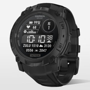 가민 인스팅트3 택티컬 아웃도어 GPS스마트워치 솔라 블랙, 50mm