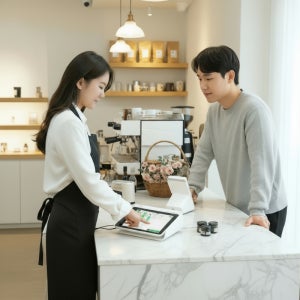 페이앤 일체형 포스기 네이버플레이스 예약 연동 토스프론트 애플페이 카드단말기 POS