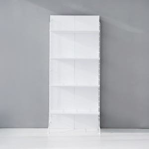 이지보 HERO 팬트리 수납장 ezb006 79x37x182, 4단, 올화이트 0112.4557