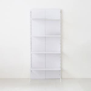이지보 HERO 팬트리 수납장 ezb006 79x37x182, 4단, 올화이트 0112.4557