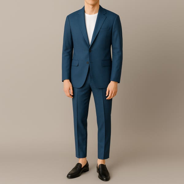 S-4XL 빅사이즈 여름 린넨 기본 수트세트