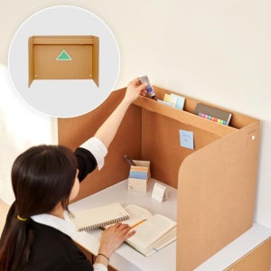 책상위파티션 회사칸막이 집중 사무실 독서실 종이 가림막 소형