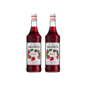 모닌 시럽 스트로베리 딸기 1L, 2개