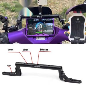 CFMOTO AE8S+ 튜닝 커스텀 다기능 밸런스 바 멀티 크로스 바 홀더 브래킷 블랙