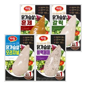 하림 닭가슴살 오리지널 블랙페퍼 갈릭 훈제