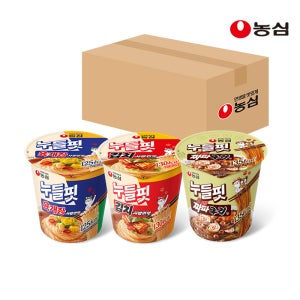 농심 누들핏육개장사발면맛 8입 + 김치사발면맛 8입 + 짜파구리맛 8입