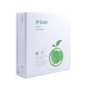 문화 3공 D링 바인더 9cm PB749B-71 백색 투명바인더 A4