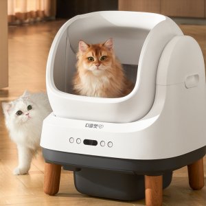 [디클펫] 고양이 자동 화장실 오픈형 모리