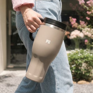 필모아 보온 보냉 텀블러 스텐 세라믹 손잡이 1L 대용량 진공 E1000