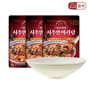 차오차이 시추안 마라탕 500g 3개+중화 면기 1p
