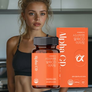 시너지엔 알파CD 이지핏 알파시클로덱스트린 600mg x 60정 알파시디 60g, 1개