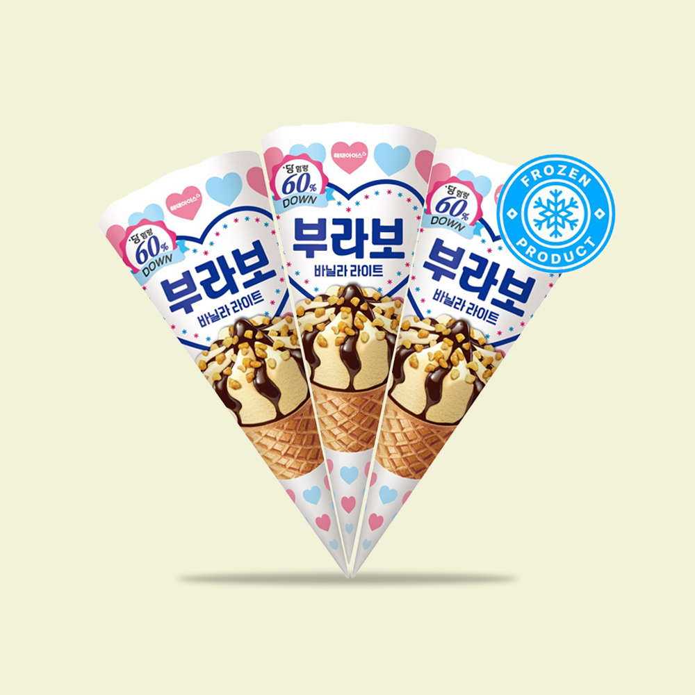 저당 제로 아이스크림 부라보콘 바닐라 라이트