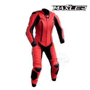 맥슬러 맥스 프로 레이싱 슈트 여성용 - 레드 라이딩 스포츠 오토바이 바이크
